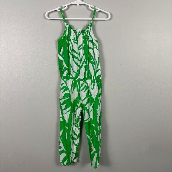 Lilly Pulitzer for Target green and white tropical toddler 2T jumpsuit - Picture 5 of 5